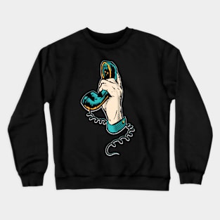 CW on Dark Crewneck Sweatshirt